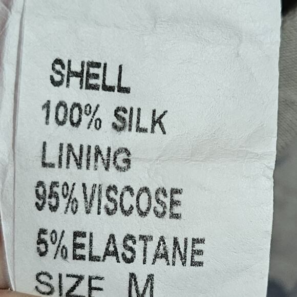 Carla Conti Silk Blouse Medium Floral Lightweight Tank Feminine Summer Preppy - Picture 3 of 5